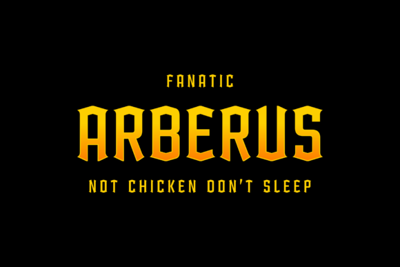 Arberus: A Bold Display Font for Editorial Design