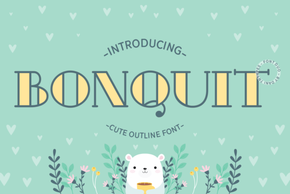 Bonquit: A Cool Display Font for Modern Editorial Design
