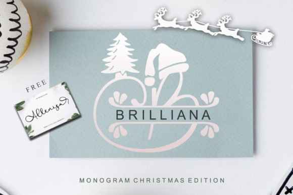 Brilliana Monogram: A Warm Decorative Font for Creative Branding