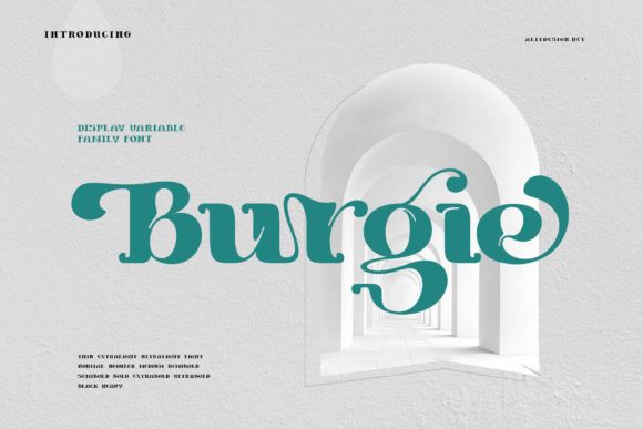 Burgie: The Bold Font That Elevates Your Campaigns