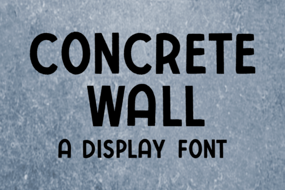 Concrete Wall Font for Bold Branding and Digital Creativity