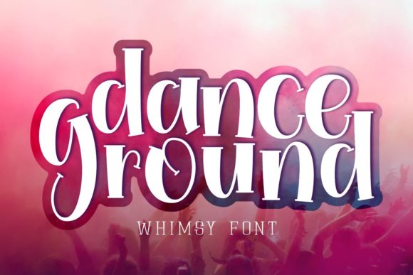 Dance Ground: A Stylish Display Font for Web Design