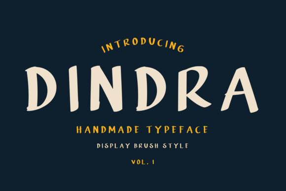 Discover Dindra: A Vintage-Inspired Font for Modern Branding