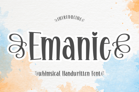 Emanie: A Chic Display Font for Web Design