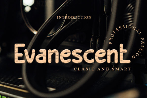 Evanescent: A Luxurious Display Font for Handmade Creations