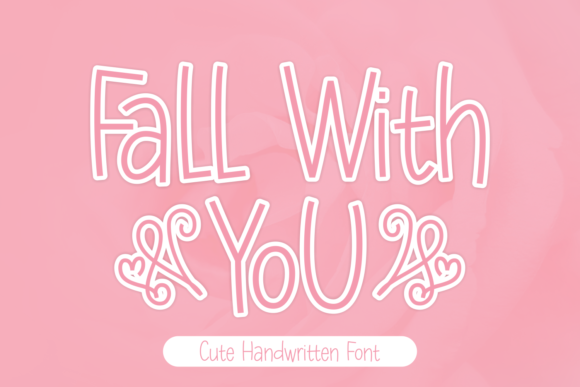 Fall with You Font for Editorial Design