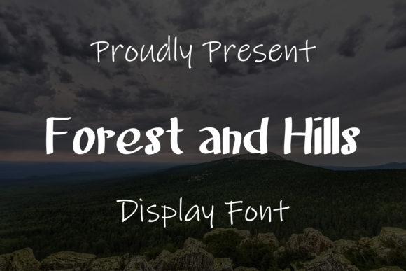 Forest and Hills: A Script Font for Natural Branding