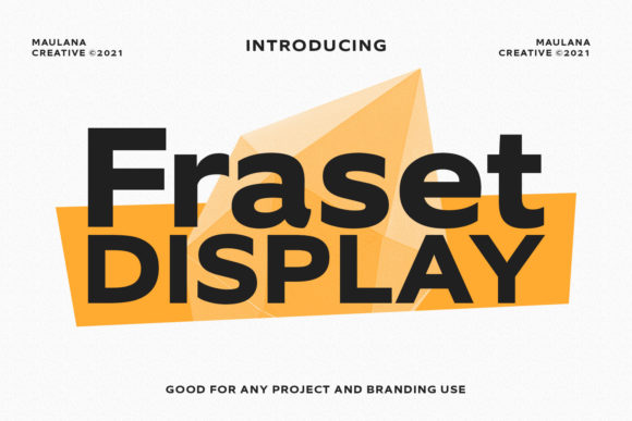 Fraset Display for Modern Web Typography