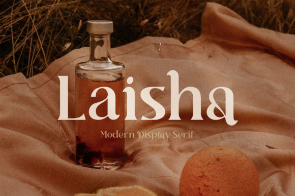Laisha: A Modern Display Font for Bold Branding