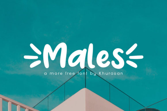 Modern Font Males for Handmade and Commercial Designs