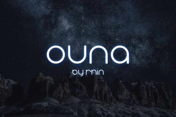 Ouna: A Modern Display Font for Handmade Creations