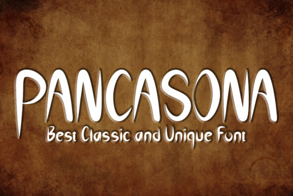 Pancasona Font for Handmade Creations