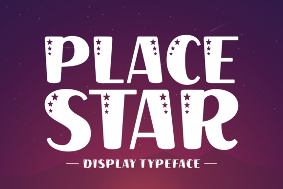 Place Star: A Chic Display Font for Web Design