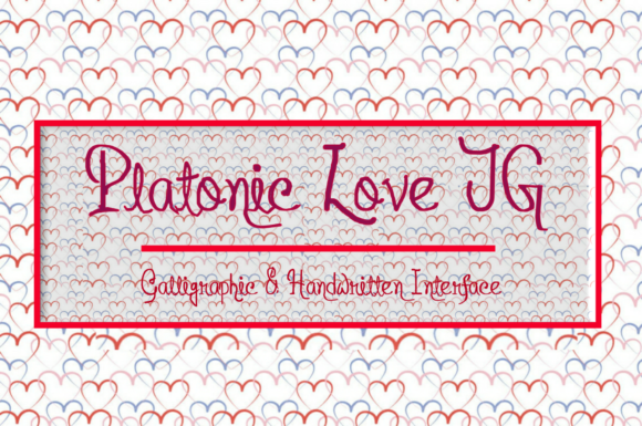 Platonic Love JG: A Playful Font for Branding Magic