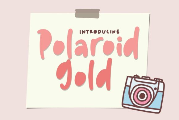 Polaroid Gold Font for a Polished Brand Look