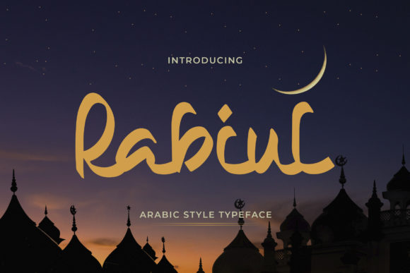 Rabiul: A Middle Eastern-Inspired Display Font for Editorial Design
