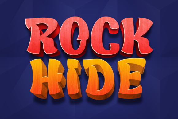 Rock Hide: A Bold Display Font for Editorial Projects