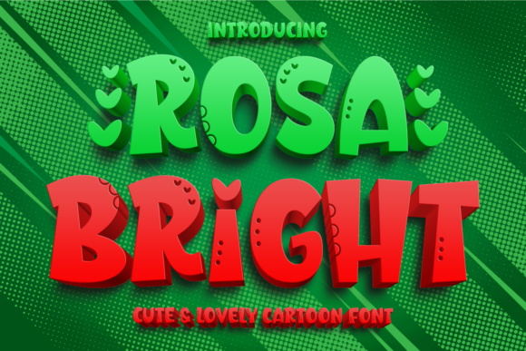 Rosa Bright: A Playful Font for Creative Branding
