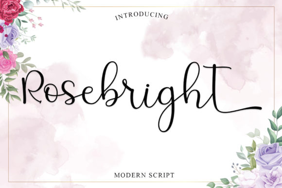 Rosebright Font for Editorial Design and Content Creation