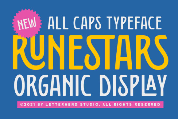 Runestars: A Modern Sans Serif Font for Digital Branding