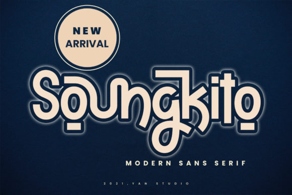 Soungkito: A Vintage Display Font for Handmade Creations