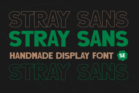 Stray Sans: A Bold Display Font for Branding Projects