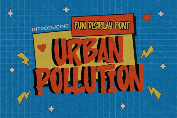 Urban Pollution Font for Web Design