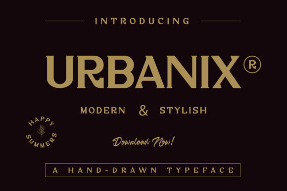 Urbanix: A Modern Serif Font for Web Design