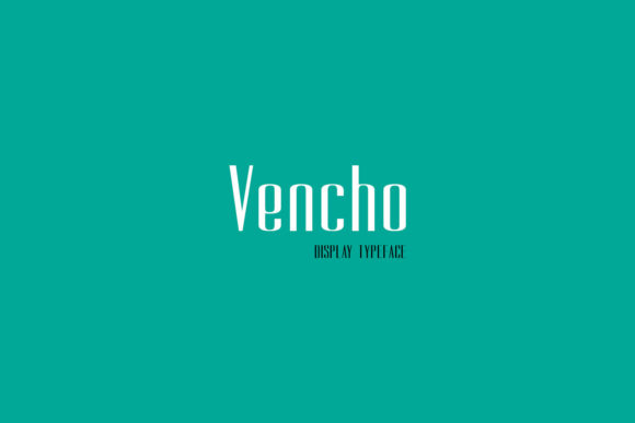 Vencho Font for Handmade Creations