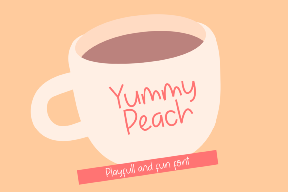 Yummy Peach: A Playful Font for Fresh Design Projects